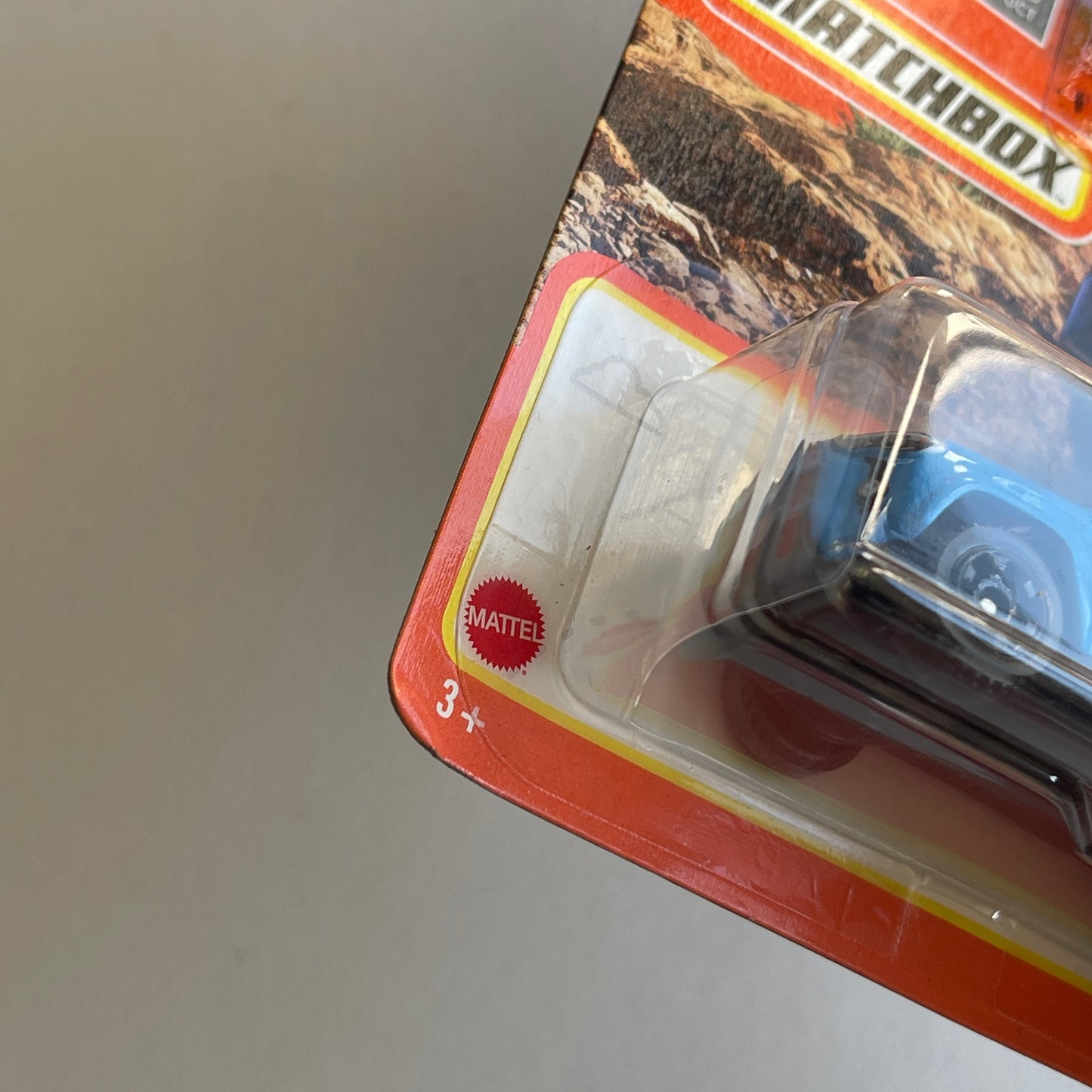 Matchbox Toyota 4Runner (Blue) Short Card (Damaged)