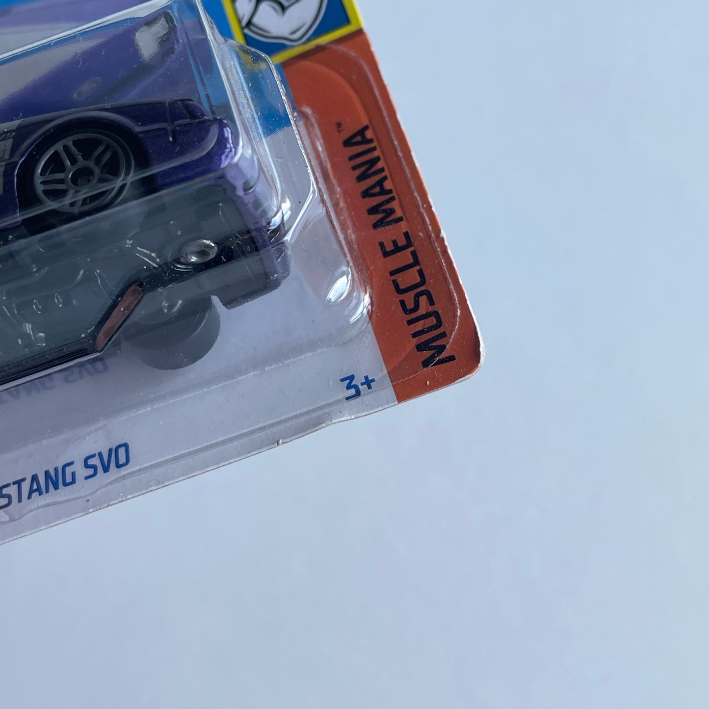 Hot Wheels '84 Mustang SVO (Purple) Short Card (Damaged) Muscle Mania 221/250