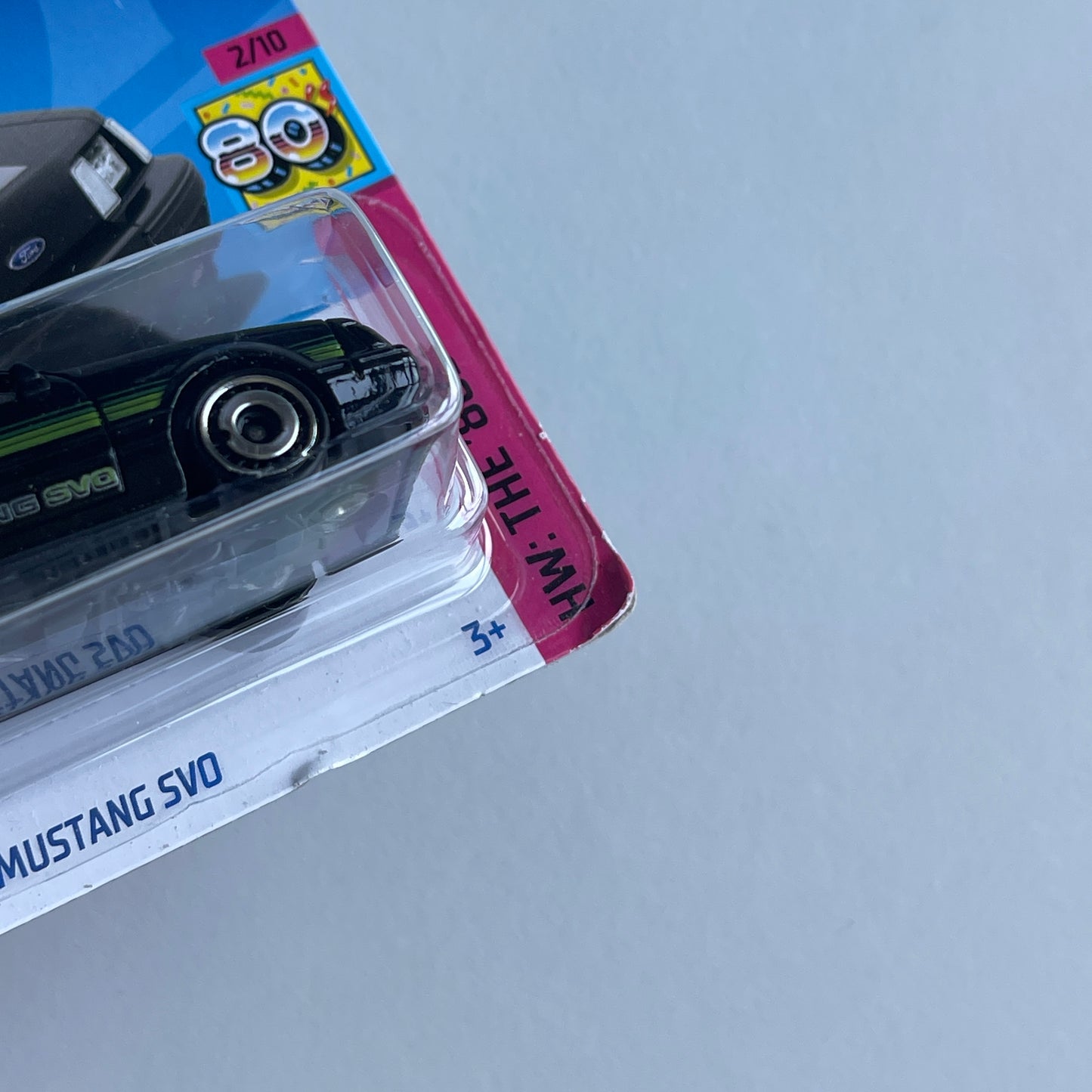 Hot Wheels '84 Mustang SVO (Black) Short Card (Damaged) HW: The '80s 25/250