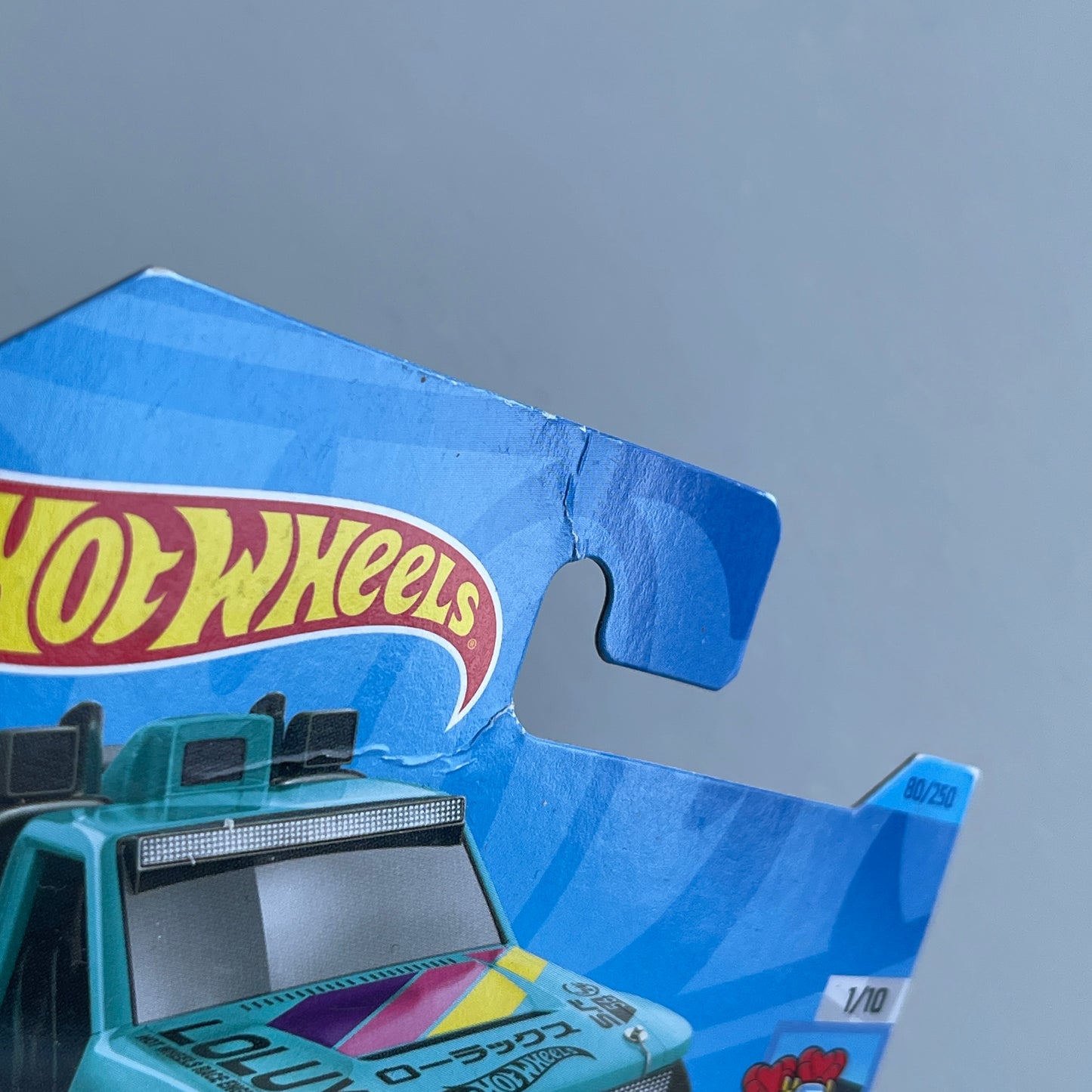 Hot Wheels Lolux (Blue) Short Card (Damaged) HW Drag Strip 80/250