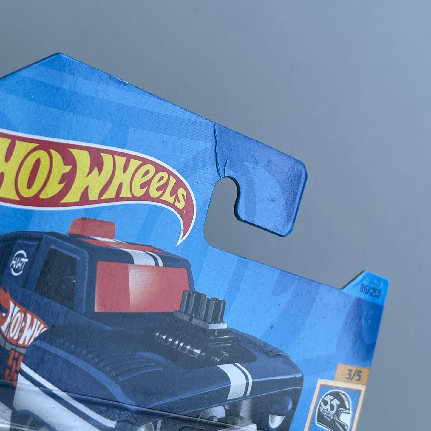 Hot Wheels Erikenstein Rod (Blue) Short Card (Damaged) HW 55 Race Team 86/250