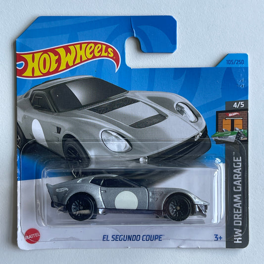 Hot Wheels El Segundo Coupe (Grey) Short Card (Damaged) HW Dream Garage 105/250