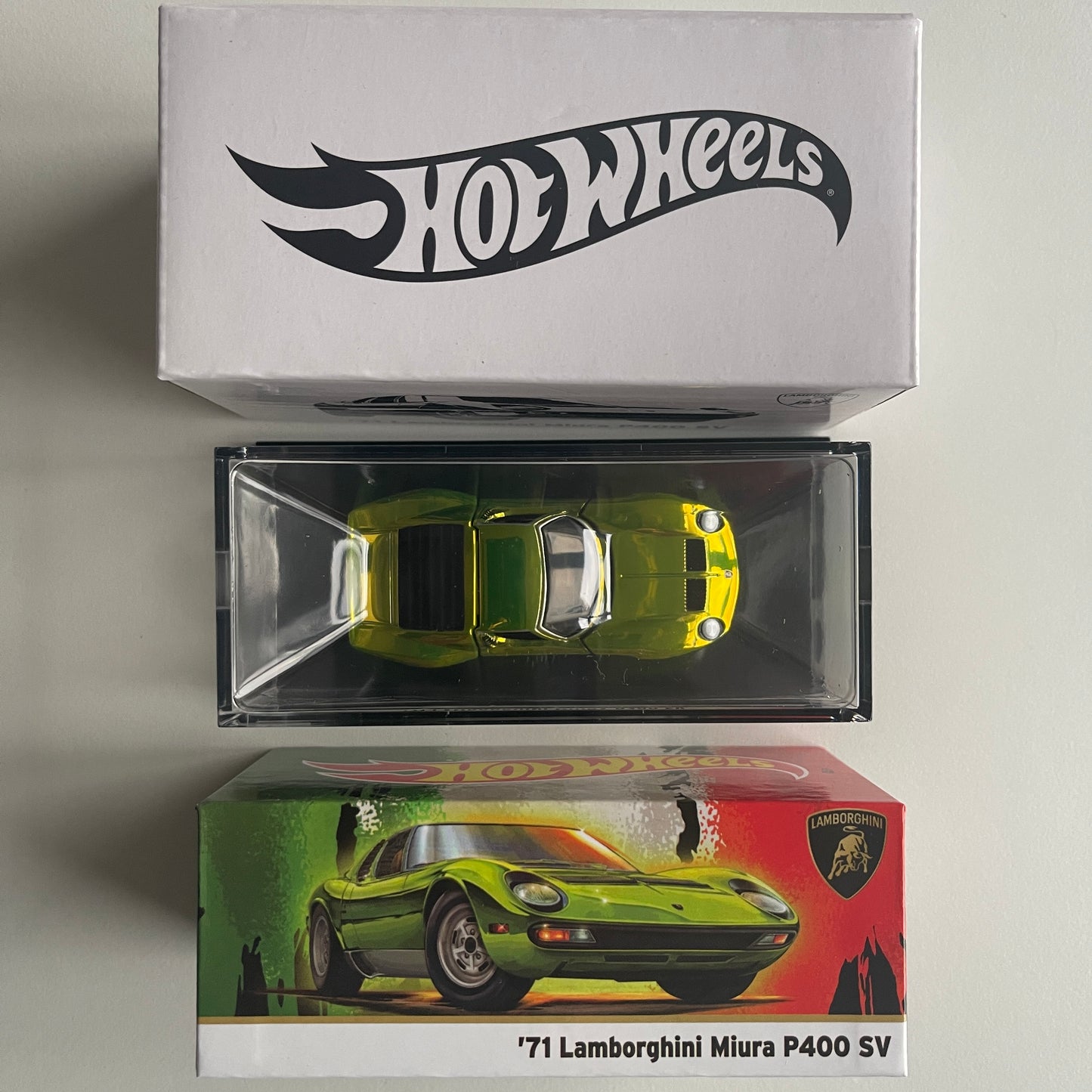 Hot Wheels Collectors 2025 RLC Exclusive Hot Wheels '71 Lamborghini Miura P400 SV