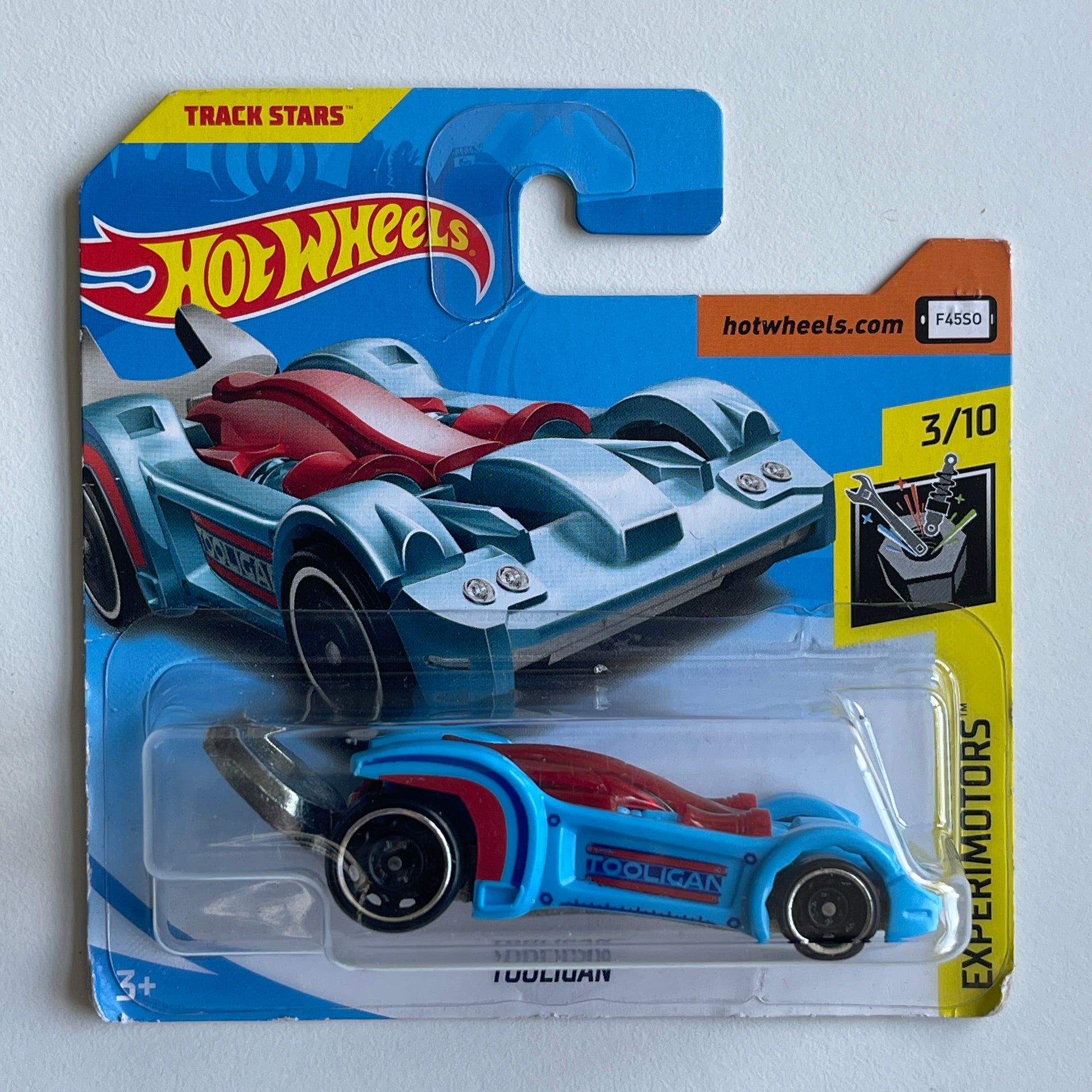 2016 i Hot Wheels TOOLIGAN #31✰Chrome/Gray; red rim oh5✰Tool-in-1✰Case P/Q
