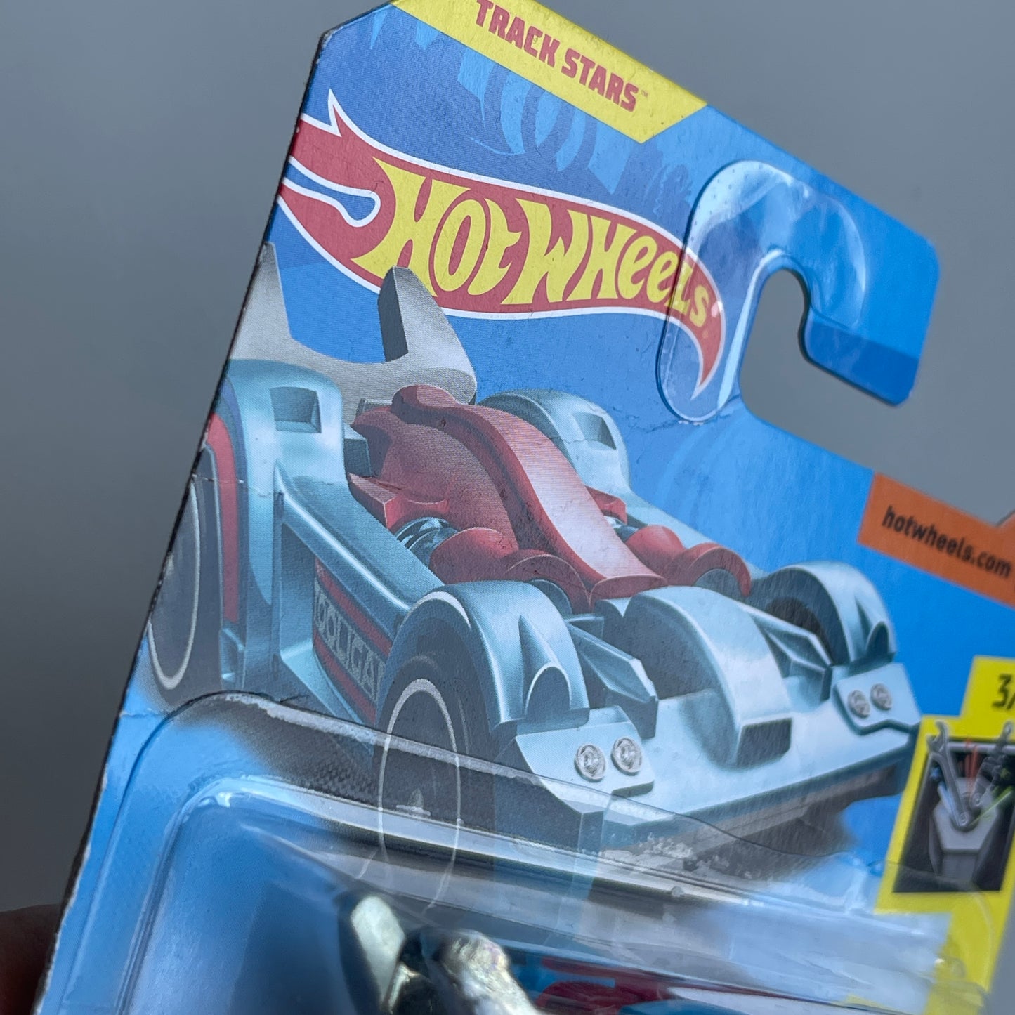 Hot Wheels Tooligan (Blue) Short Card (Damaged) Experimotors 24/365