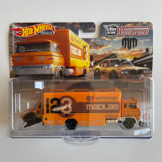 Hot Wheels Team Transport #58 Mad Mike Mazda RX3 GT