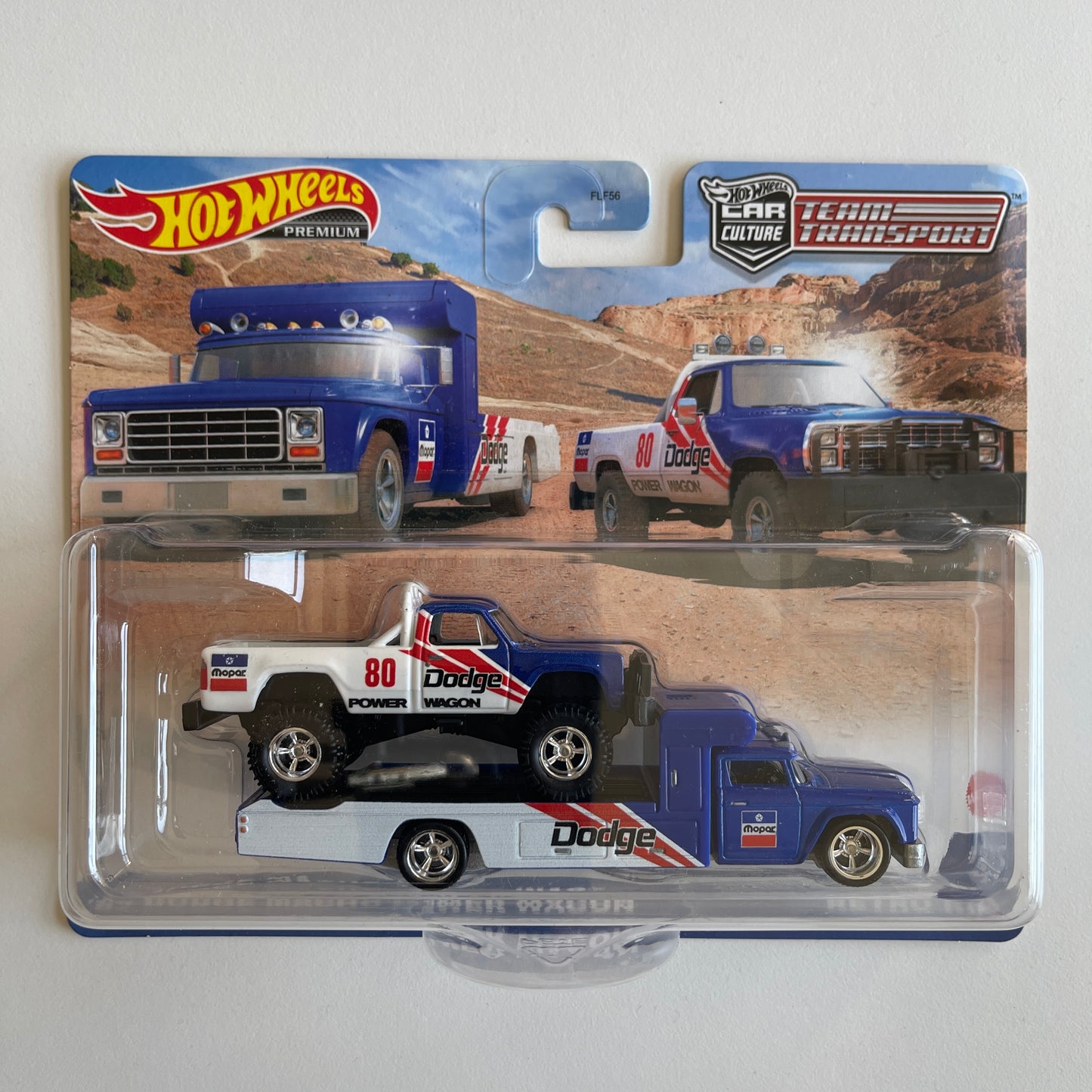 Hot Wheels Team Transport #51 '80 Dodge Macho Power Wagon (Damaged)