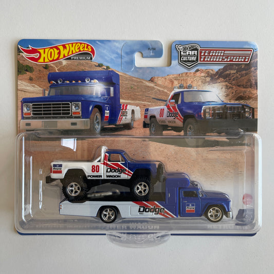 Hot Wheels Team Transport #51 '80 Dodge Macho Power Wagon (Damaged)