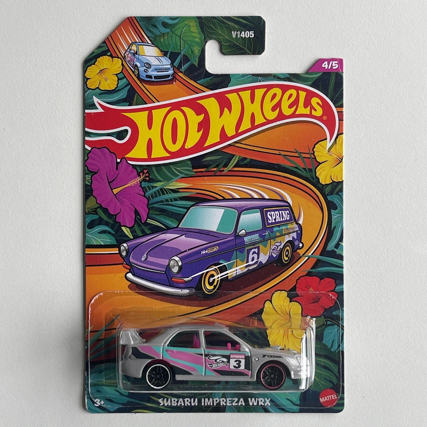 Hot Wheels Easter Spring Subaru Impreza WRX (Damaged)