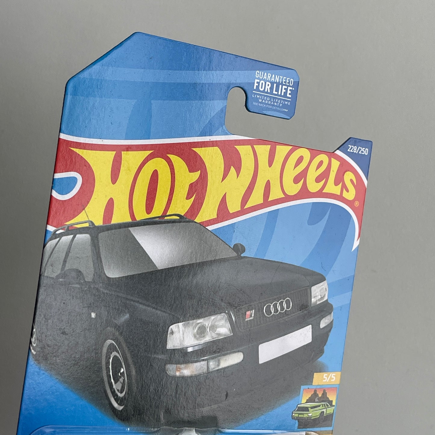 Hot Wheels STH '94 Audi Avant RS2 (Black) Long Card HW Wagons 228/250 Super Treasure Hunt