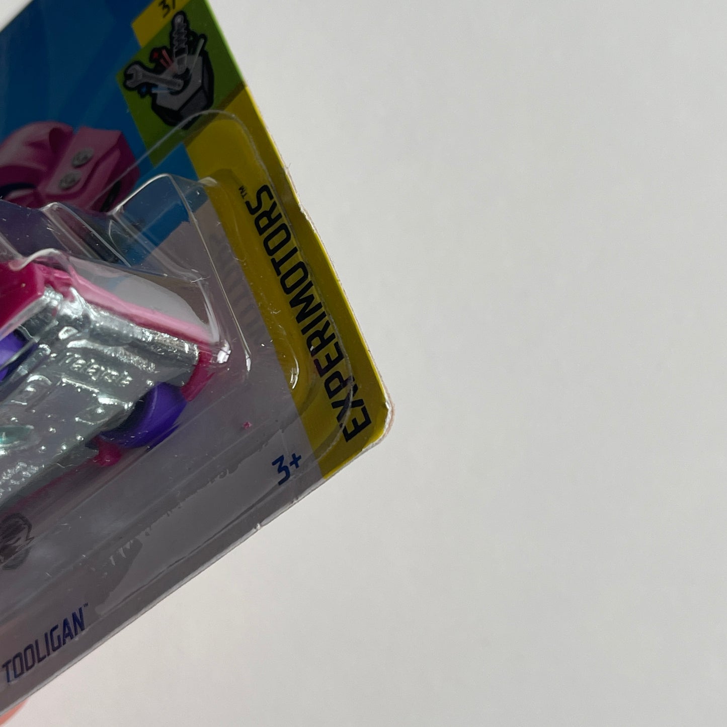 Hot Wheels Netflix Tooligan (Pink) Short Card (Damaged) Experimotors 72/250 Treasure Hunt