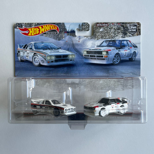 Hot Wheels 2 Twin Pack Lancia Rally 037, '84 Audi Sport Quattro