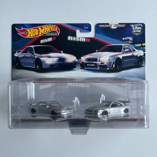 Hot Wheels 2 Twin Pack Nismo Nissan Skyline GTR (BNR32), Nissan Skyline GTR (BNR34)