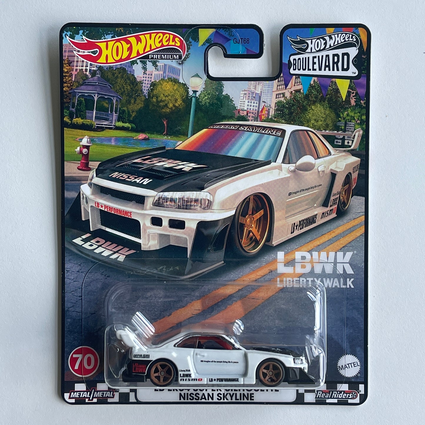 Hot Wheels Boulevard #70 LB-ER34 Super Silhouette Nissan Skyline (Damaged)