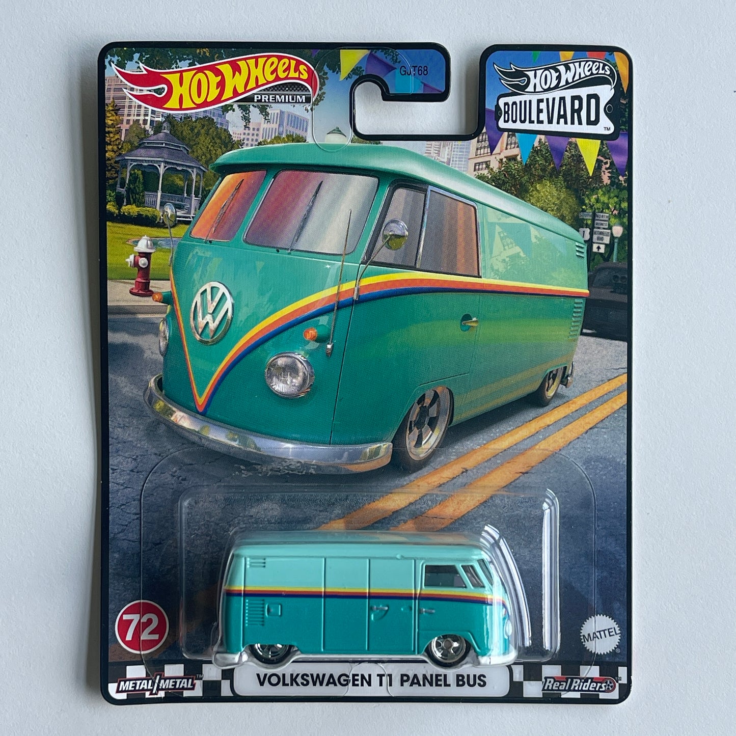 Hot Wheels Boulevard #72 Volkswagen T1 Panel Bus (Damaged)