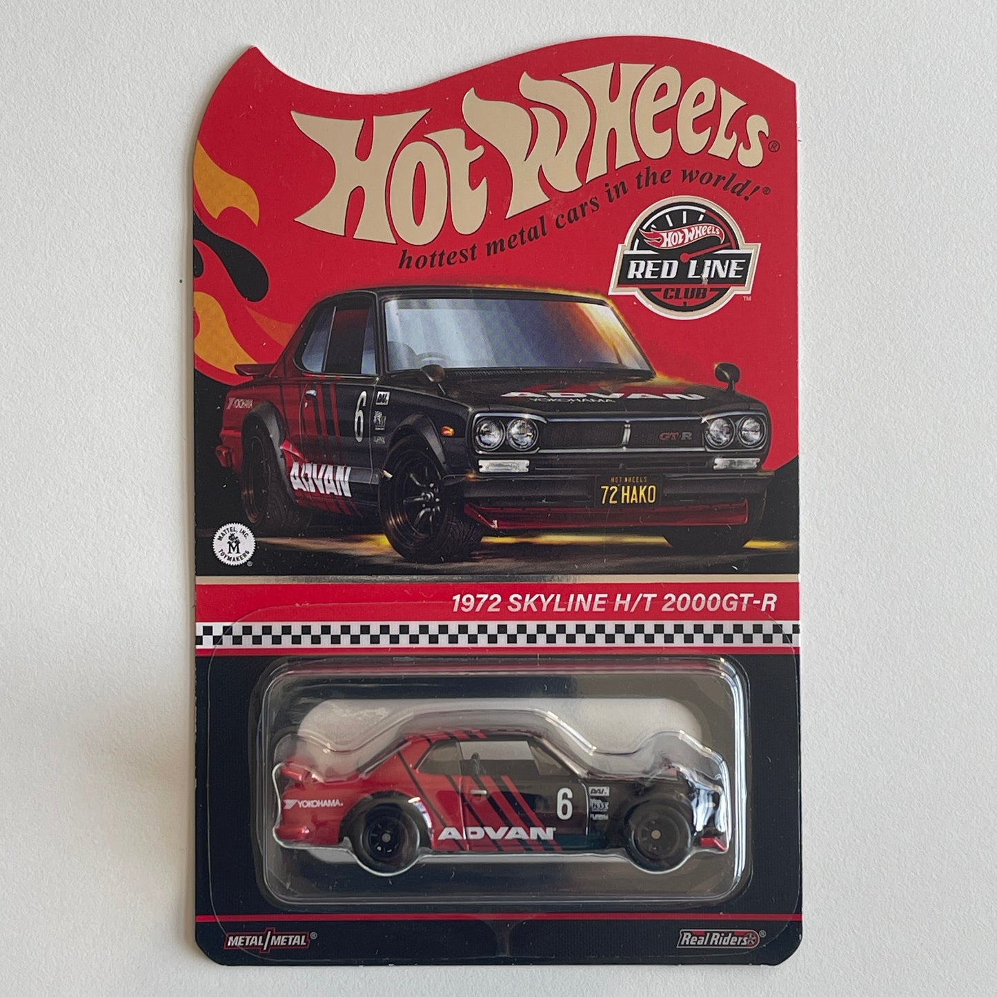 Hot Wheels Collectors 2024 RLC Exclusive Advan 1972 Skyline H/T 2000GT-R