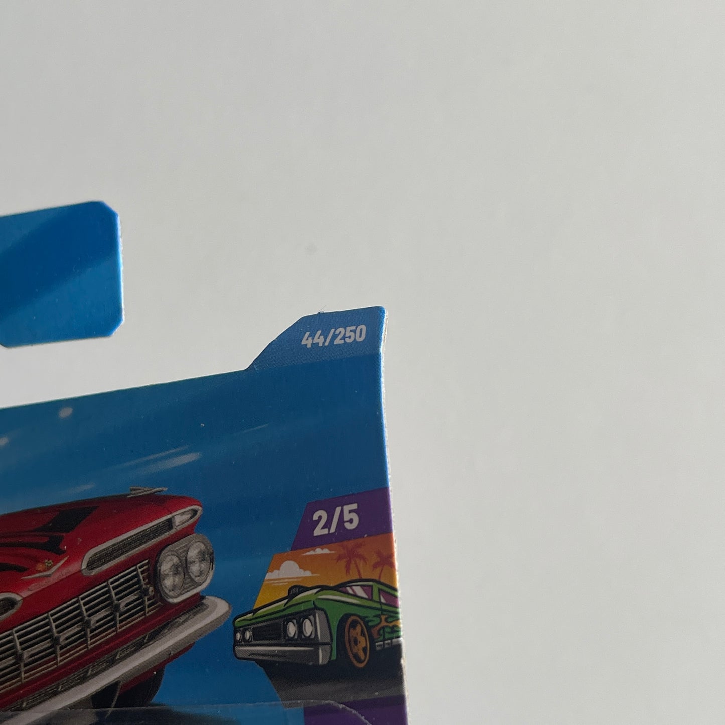 Hot Wheels '59 Chevy Impala (Red) Short Card (Damaged) Layin' Low 44/250