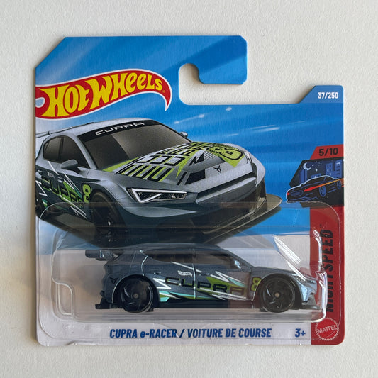 Hot Wheels Cupra E-Racer (Blue/Grey) Short Card (Damaged) Nightspeed 37/250