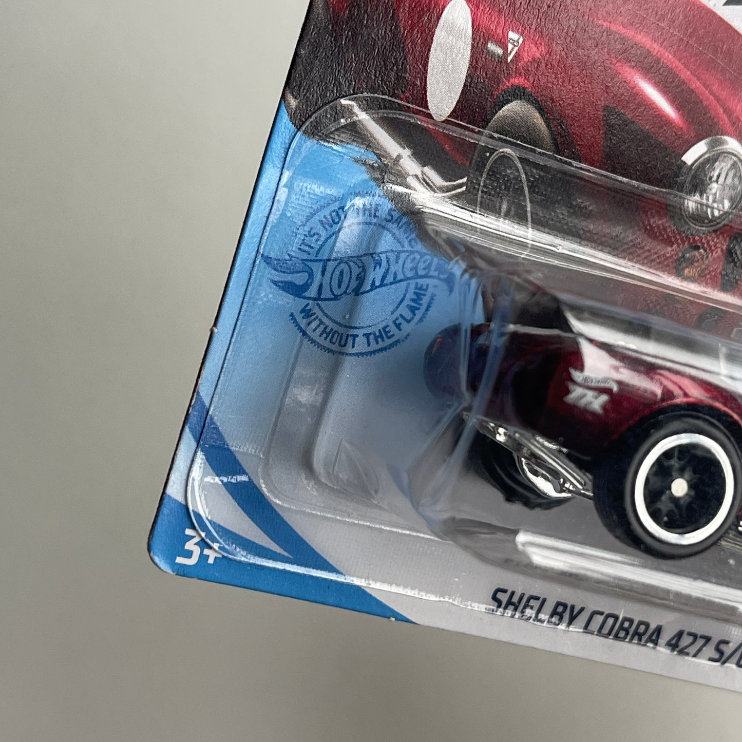 Hot Wheels STH Shelby Cobra 427 S/C (Red) Short Card Muscle Mania 250/250 Super Treasure Hunt (Damaged)