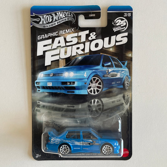 Hot Wheels 2025 Fast & Furious Graphic Remix Volkswagen Jetta MK3