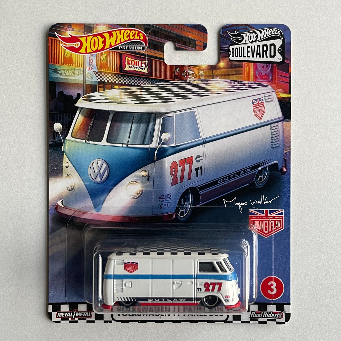 Hot Wheels Boulevard #3 Volkswagen T1 Panel Bus (Damaged)