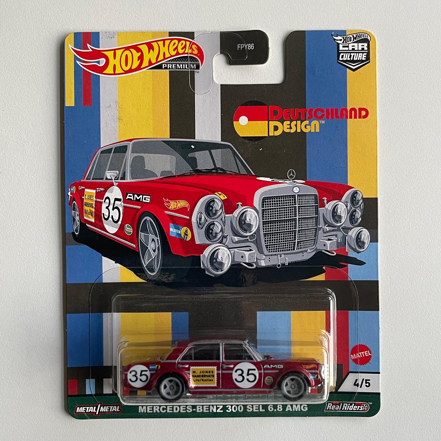 Hot Wheels [2021 Deutschland Design] Mercedes-Benz 300 SEL 6.8 AMG (Damaged)