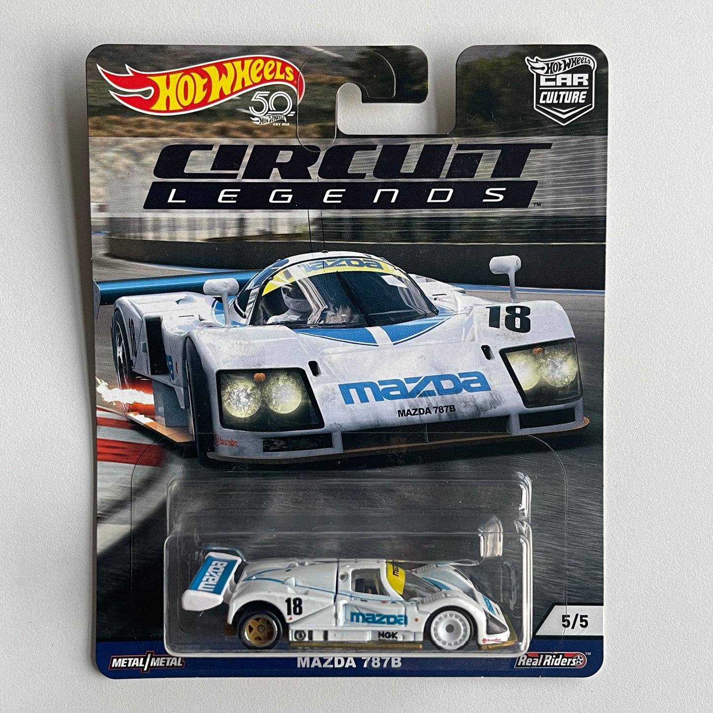 Hot Wheels [2018 Circuit Legends] Mazda 787B (Damaged)