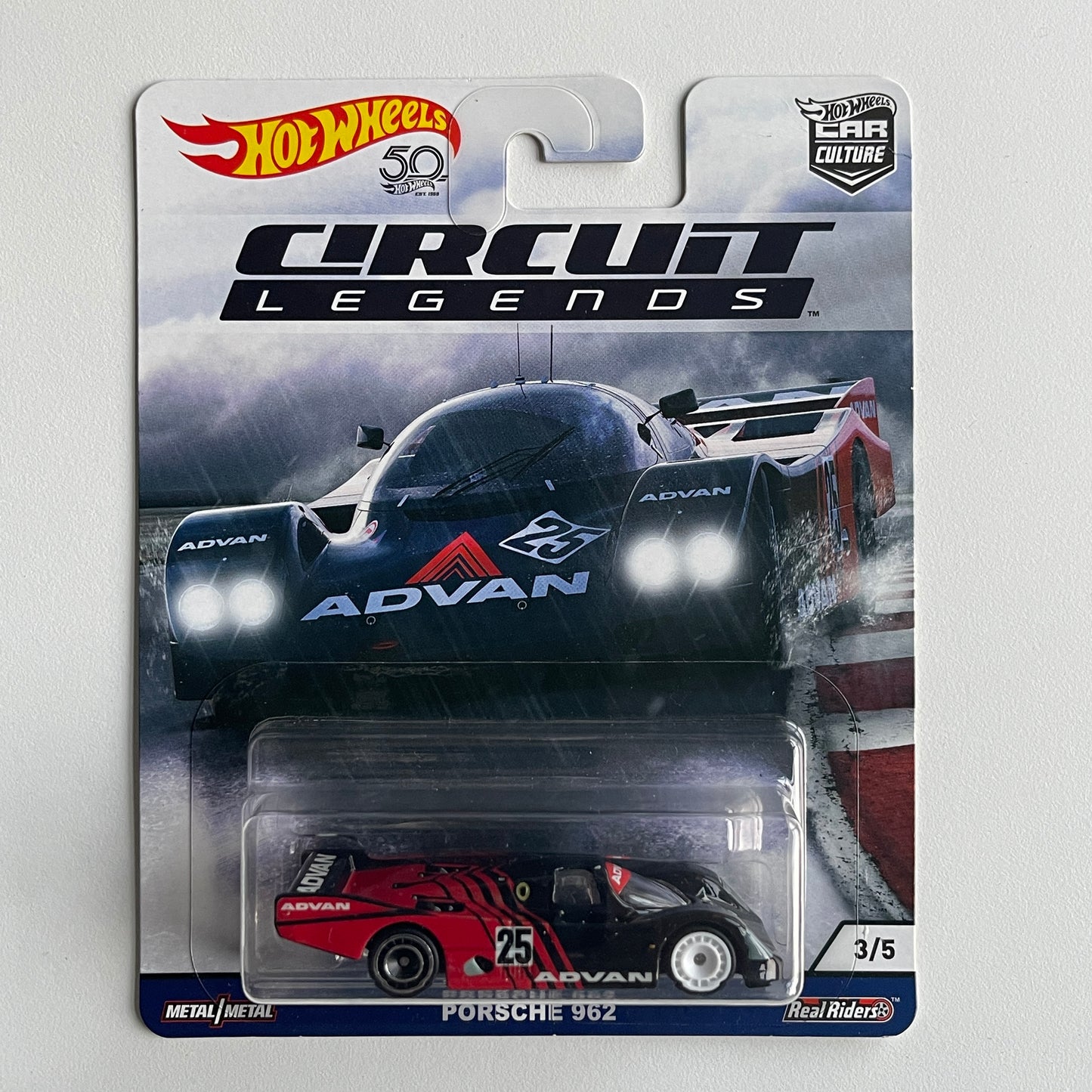 Hot Wheels [2018 Circuit Legends] Porsche 962 (Damaged)