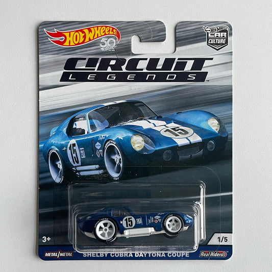 Hot Wheels [2018 Circuit Legends] Shelby Cobra Daytona Coupe (Damaged)