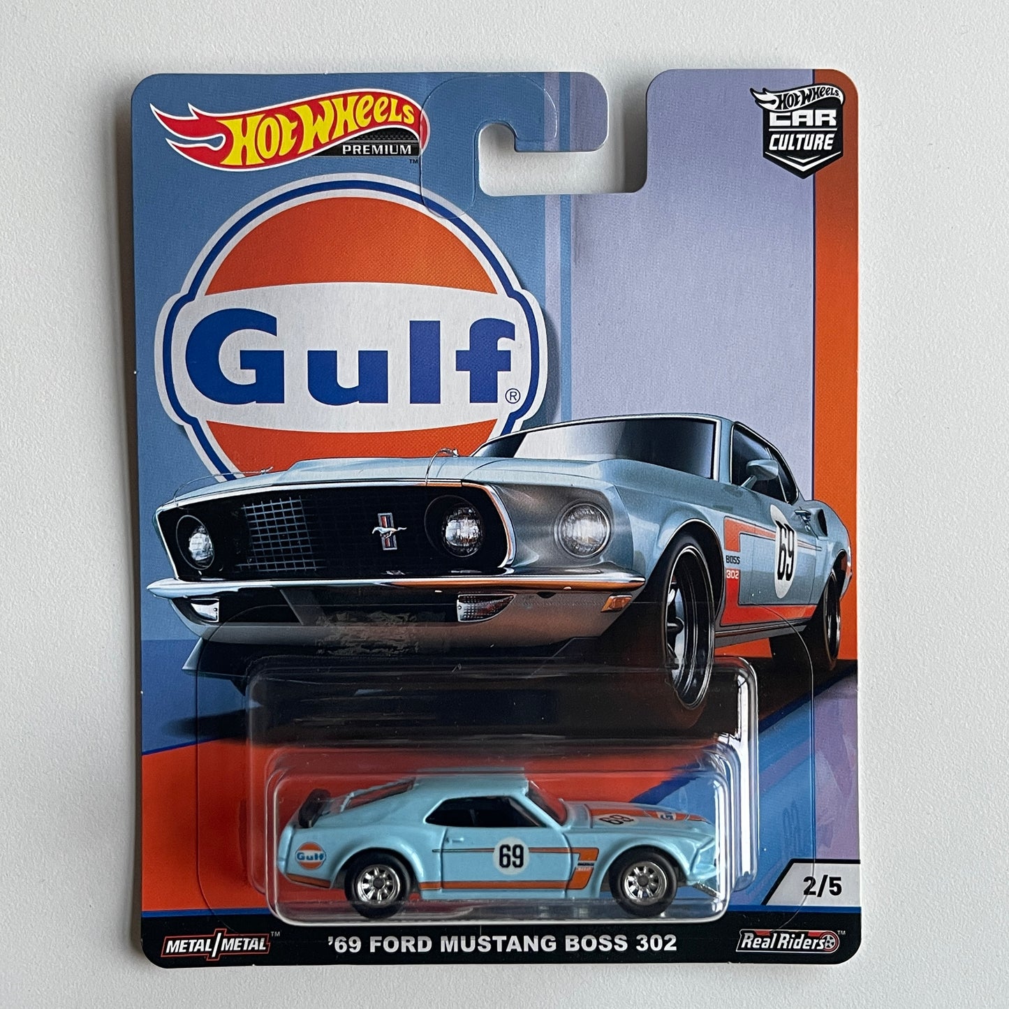 Hot Wheels [2019 Gulf] '69 Ford Mustang Boss 302