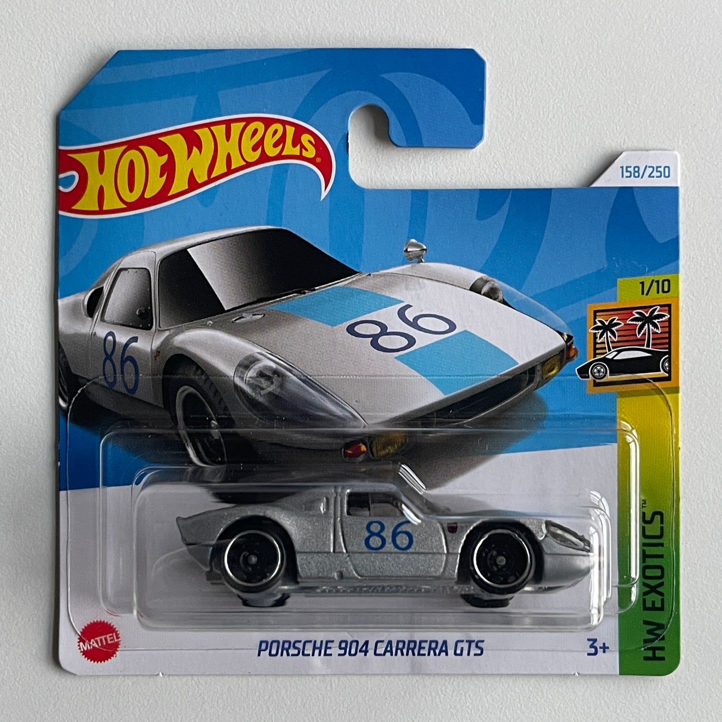 Hot Wheels Porsche 904 Carrera GTS (Grey) Short Card HW Exotics 158/250