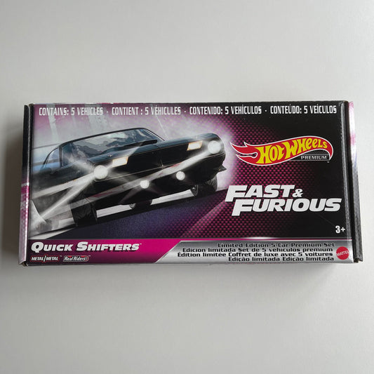 Hot Wheels 2020 Fast & Furious Quick Shifters Set Of 5 Cars Box (Opened)