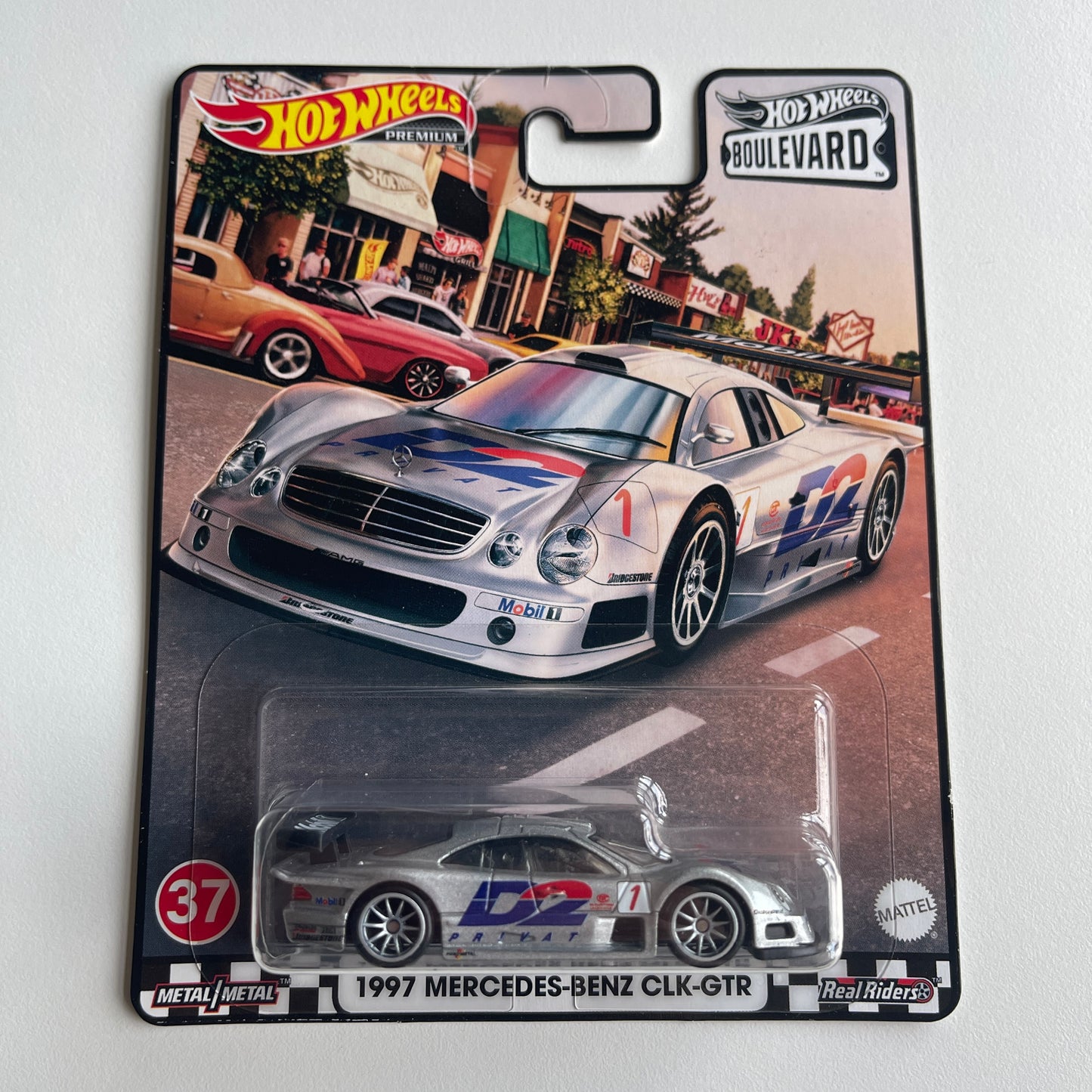 Hot Wheels Boulevard #37 1997 Mercedes-Benz CLK-GTR