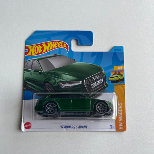 Hot Wheels '17 Audi RS 6 Avant (zelené) (poškodené)