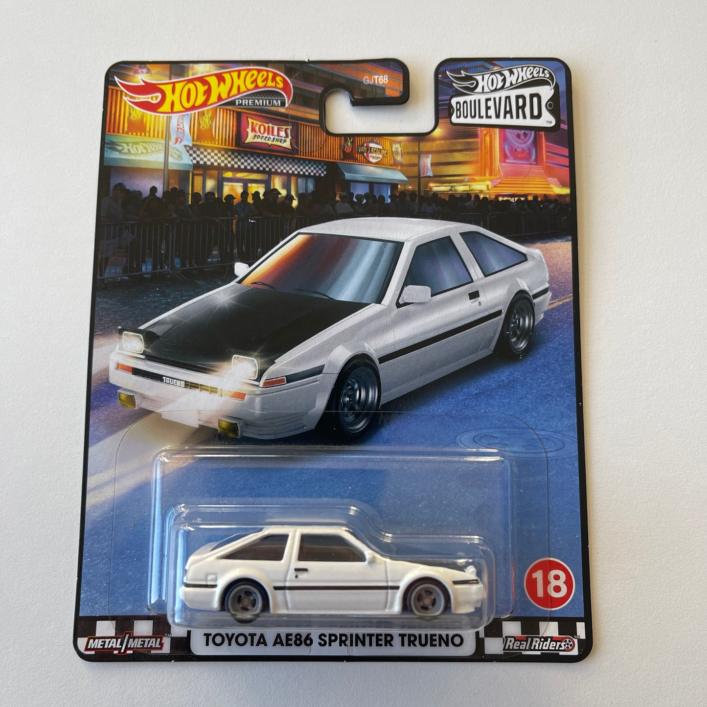 Hot Wheels Boulevard #18 Toyota AE86 Sprinter Trueno