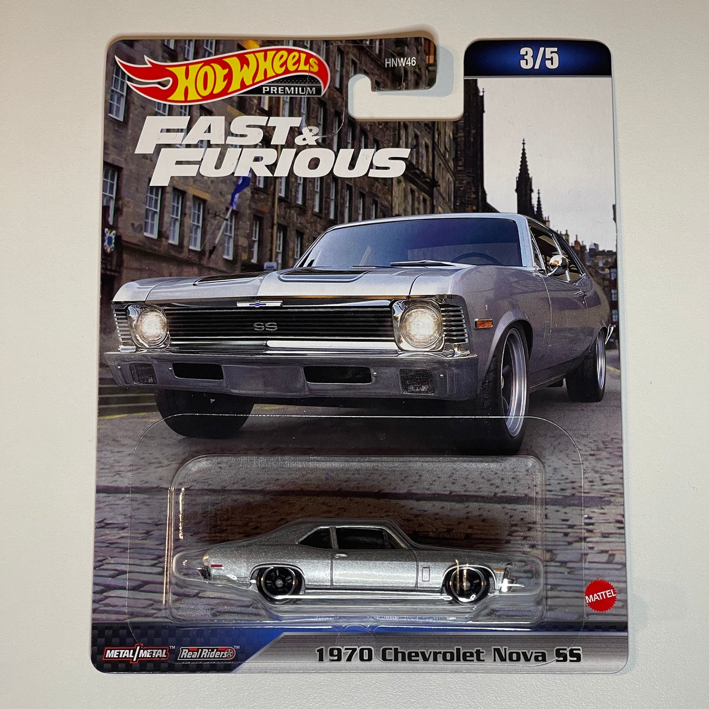 Hot Wheels [2023 Fast &amp; Furious] Chevrolet Nova SS z roku 1970