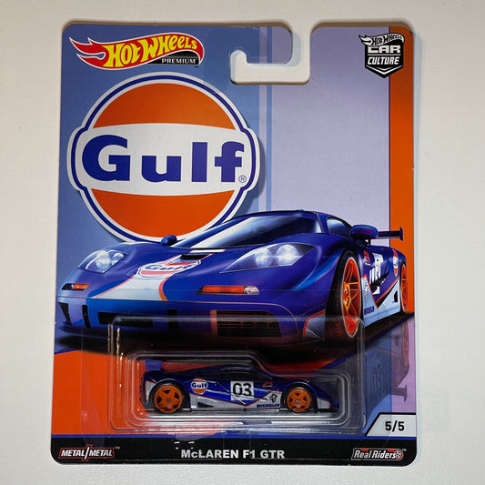 Hot Wheels [2019 Gulf] McLaren F1 GTR (Damaged)