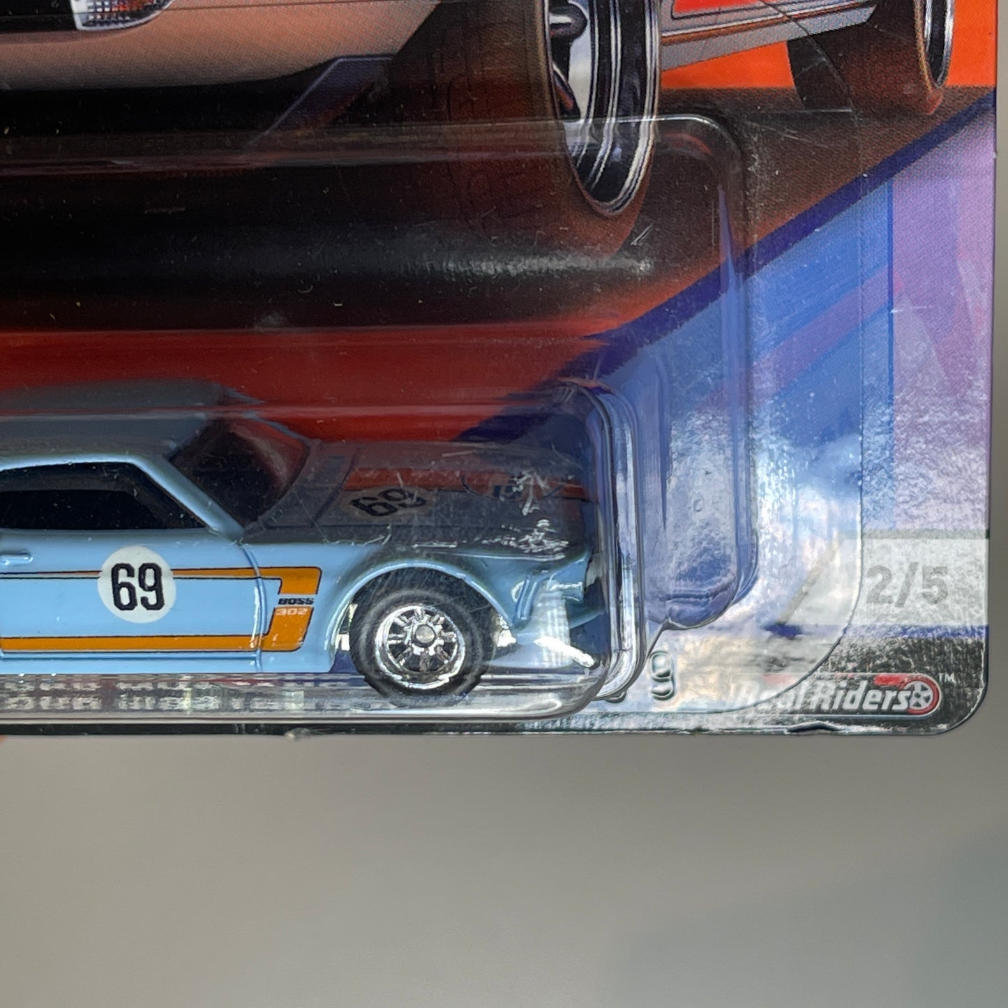 Hot Wheels [2019 Gulf] '69 Ford Mustang Boss 302 (Damaged)