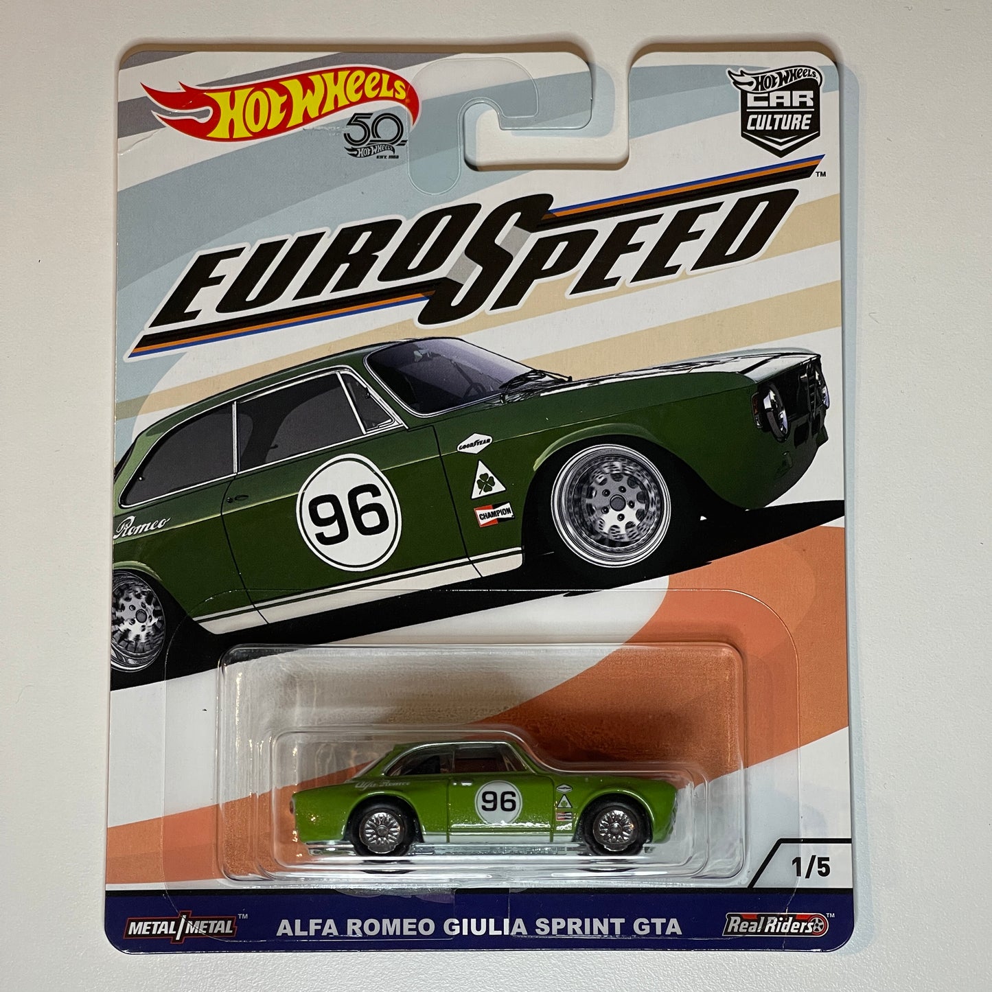 Hot Wheels [2018 Euro Speed] Alfa Romeo Giulia Sprint GTA (Damaged)