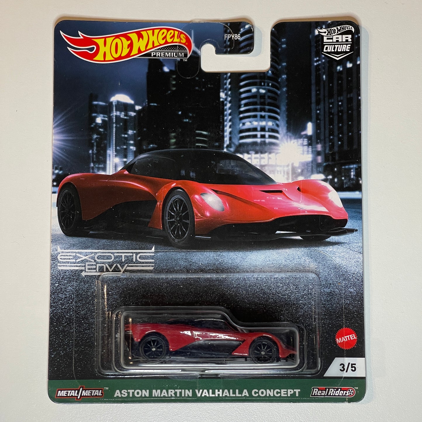 Hot Wheels [2021 Exotic Envy] Aston Martin Valhalla Concept (Damaged)