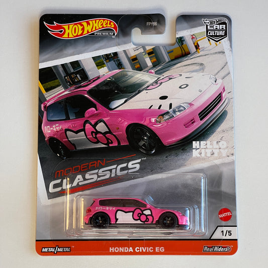 Hot Wheels [2020 Modern Classics] Honda Civic EG (Damaged)(Hello Kitty)