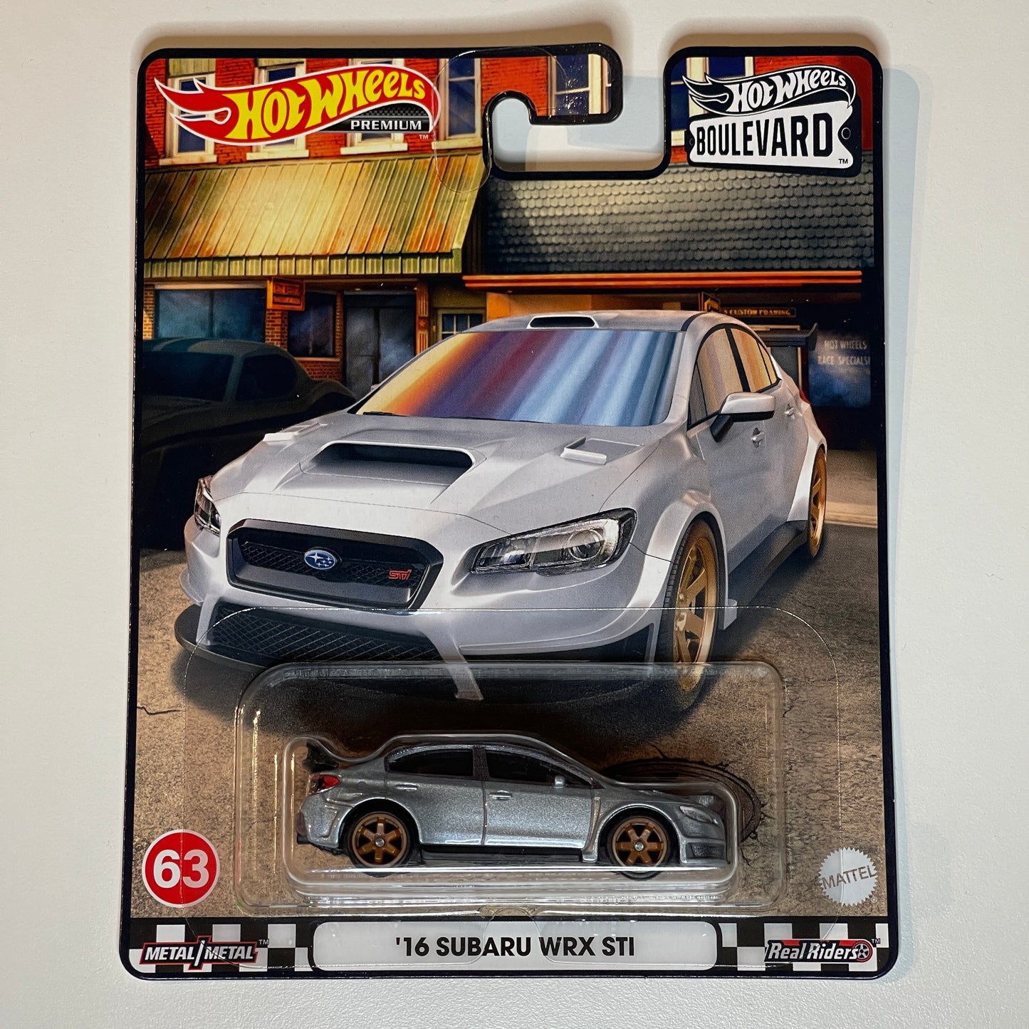 Hot Wheels Boulevard #63 '16 Subaru WRX STI