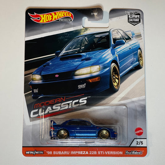 Hot Wheels [moderná klasika 2020] '98 Subaru Impreza 22B STi verzia