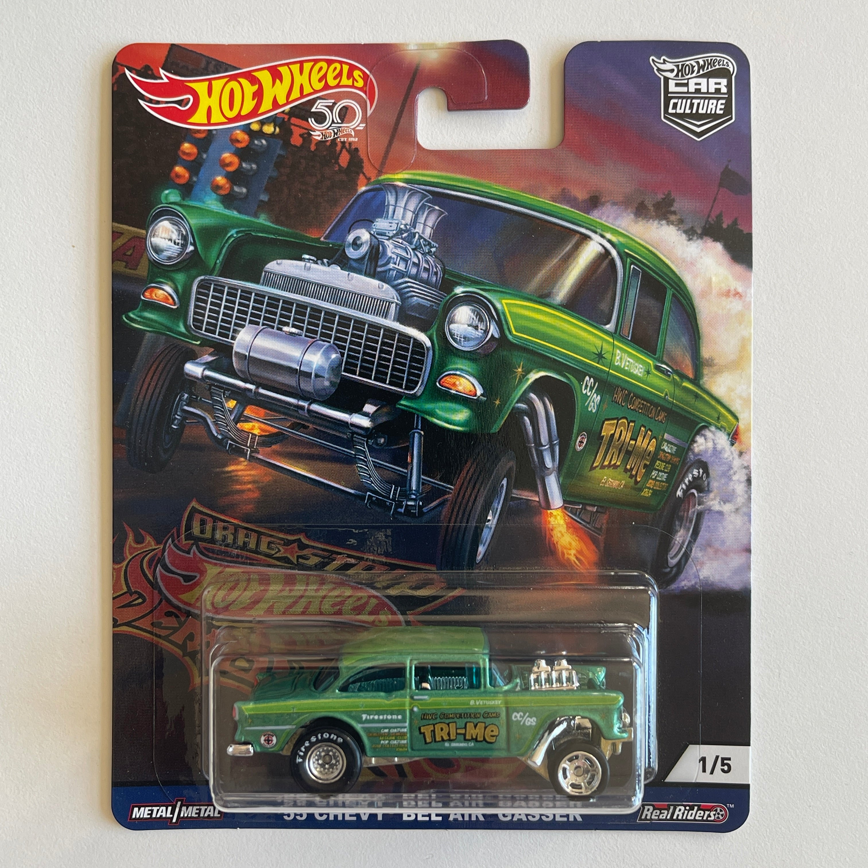 ‘55 hotsell Chevy Belair gasser Hot Wheels