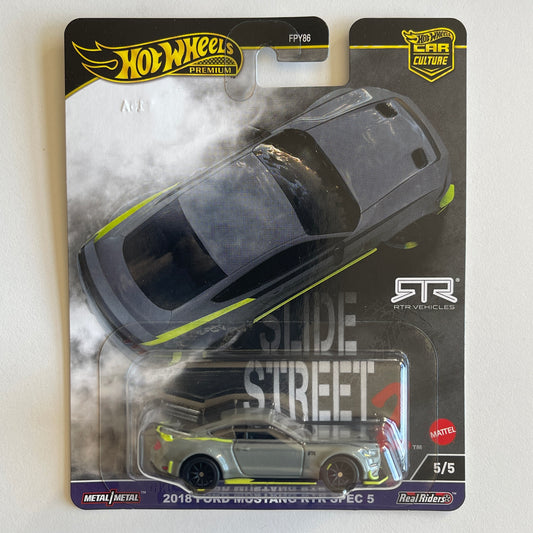 Hot Wheels [2024 Slide Street 2] 2018 Ford Mustang RTR Spec 5