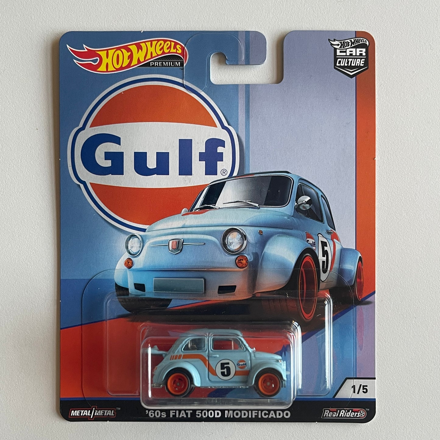 Hot Wheels [2019 Gulf] '60s Fiat 500D Modificado