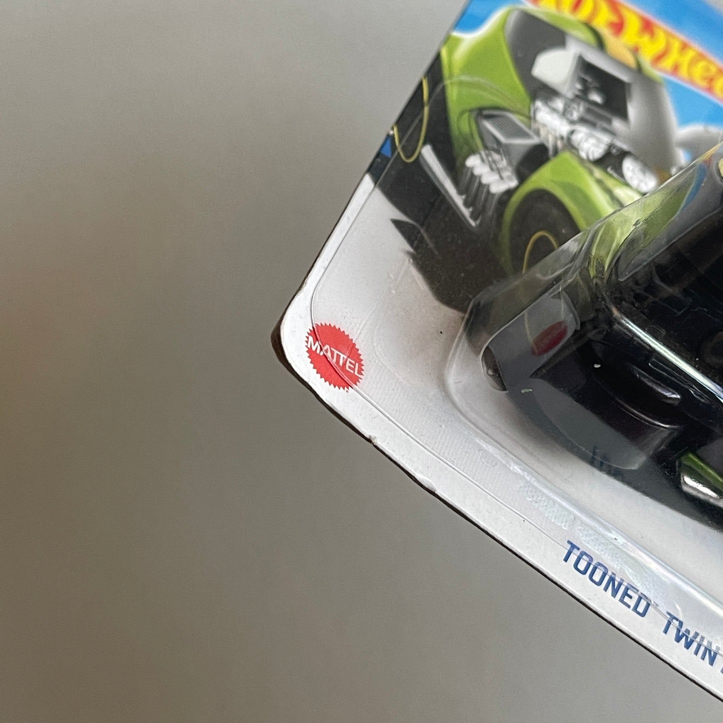 Hot Wheels Tooned Twin Mill (Green) Short Card (Damaged) Tooned 170/250