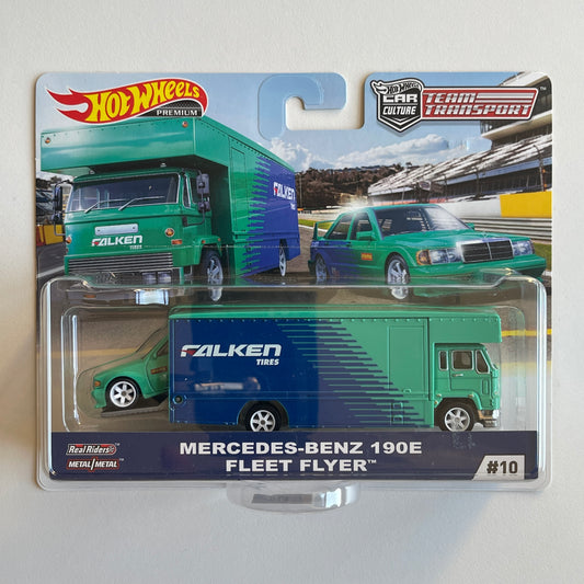 Hot Wheels Team Transport #10 Falken Mercedes-Benz 190E