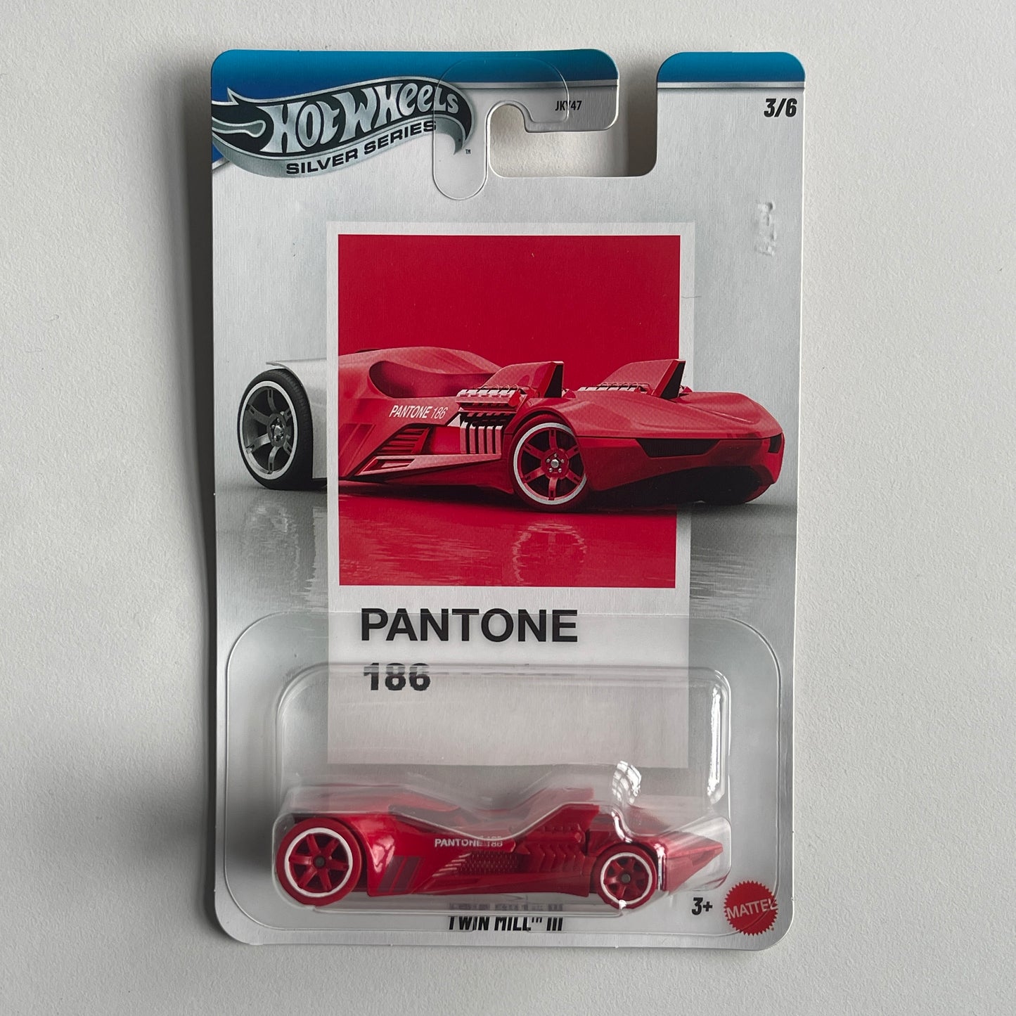 Hot Wheels [2025 Silver Series] Pantone 186 Twin Mill III