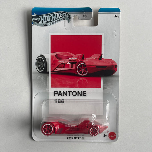 Hot Wheels [2025 Silver Series] Pantone 186 Twin Mill III